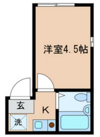 シャンテ西が丘C号棟の物件間取画像